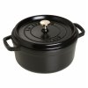 Staub Cocotte hrnec kulatý 20 cm / 2,2 l černý, 1102025