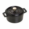 Staub Cocotte Sada 6 ks mini hrnec kulatý 10 cm/0,25 l černá, 19501025