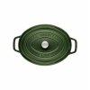 Staub Cocotte hrnec oválný 31 cm/5,5 l bazalková, 1103185