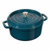 Staub Cocotte hrnec kulatý 24 cm/3,8 l mořská modř, 1102437