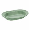 Staub keramický oválný talíř 25 cm, šalvějově zelená, 40508-184