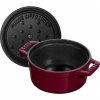 Staub Cocotte Mini hrnec kulatý 10 cm/0,25 l bordeaux, 40502-281