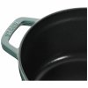 Staub Cocotte hrnec kulatý 22 cm/2,6 l eukalyptová, 11022121