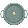 Staub Cocotte hrnec kulatý 28 cm/6,7 l eukalyptová, 11028121