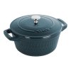 Staub Cocotte Twist hrnec kulatý 24 cm/4 l mořská modř, 	1023546