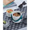 Black+Blum Original dvoudílná svačinová dóza se lžící 0,9 l, ocean, BAO-BP005