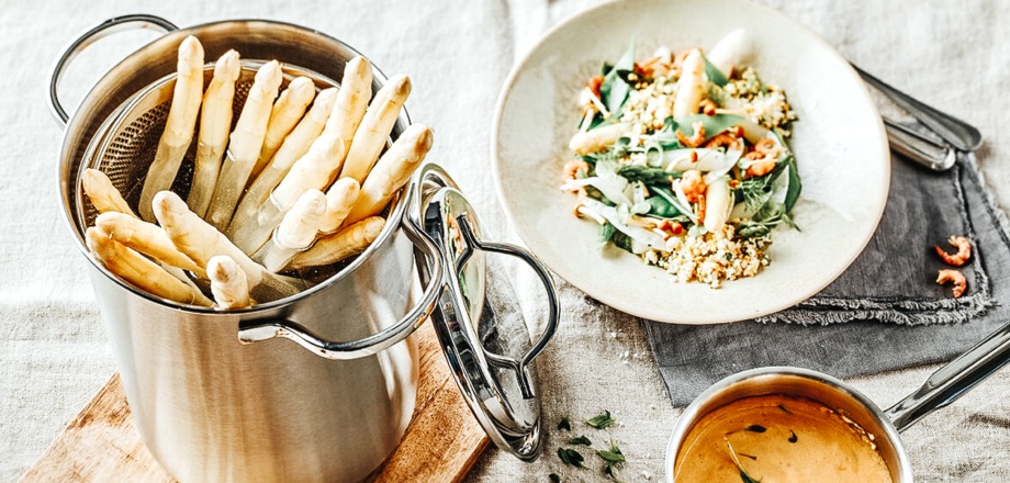 5 techník prípravy špargle.