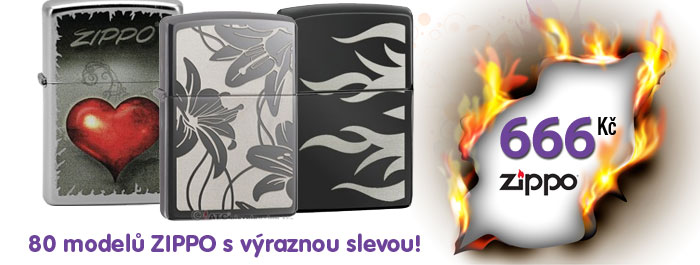 Nyní i luxusní Zippo jen za 666Kč