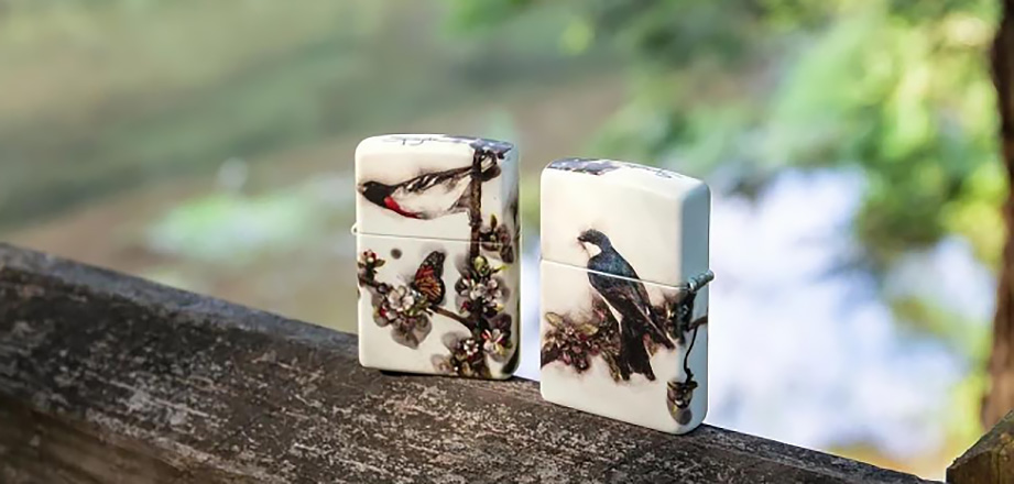 Zapaľovače Zippo maľované ohňom