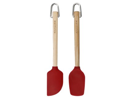 Súprava silikónových špachtlí na pečenie KitchenAid, empírová červená, KQR750OHERE
