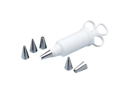 Súprava na zdobenie tort KitchenCraft s nástavcami, KCICING6