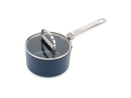Panvica Joseph Joseph Space s nepriľnavým keramickým povrchom a pokrievkou 15 cm/1,3 l, modrá, 45037