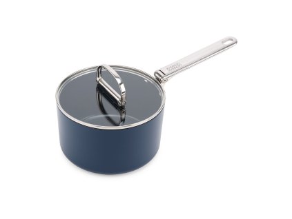 Panvica Joseph Joseph Space s nepriľnavým keramickým povrchom a pokrievkou 19 cm/2,8 l, modrá, 45038