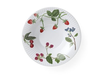 Kähler Hammershøi Summer porcelánový hlboký tanier 21 cm, summer berries, 693335
