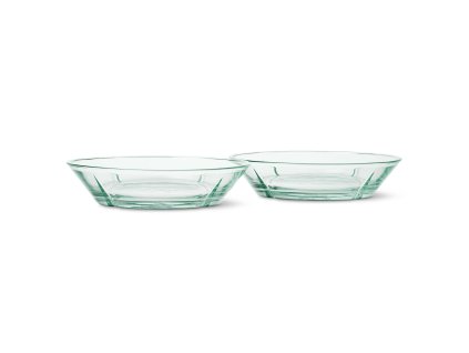 Rosendahl Grand Cru Recycled sklenené dezertné taniere 16 cm, clear green, 2 ks, 25370