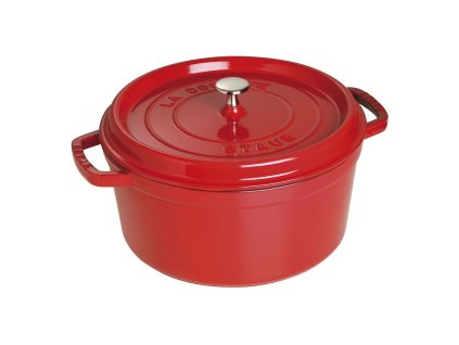 STAUB Okrúhly hrniec, 28 cm/5,85 l, čerešňa