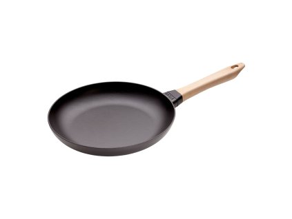 STAUB panvica s drevenou rukoväťou, 28 cm