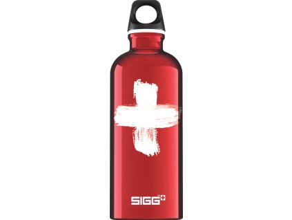 Sigg Swiss Culture fľaša na pitie 600 ml, švajčiarska červená, 8689.70