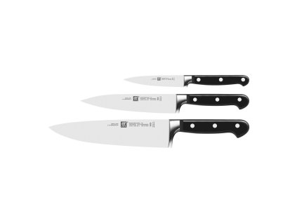 Zwilling Professional "S" sada 3 nožov, kuchársky, krájací a okrajovací, 35602-000
