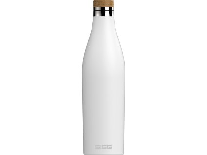 Sigg Meridian dvojstenná fľaša na vodu z nerezovej ocele 700 ml, biela, 8999.80