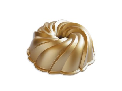 Panvica Nordic Ware Swirl bundt, 10 šálok, zlatá, 94077
