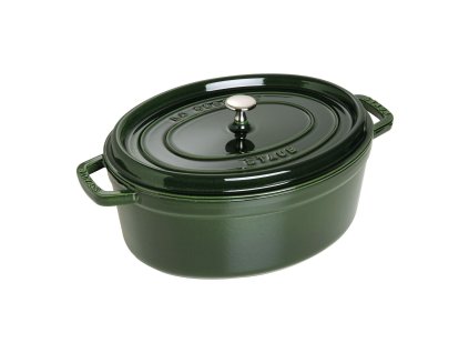 Staub Cocotte hrniec oválny 31 cm/5,5 l bazalka, 1103185