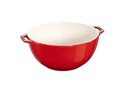Keramická servírovacia miska Staub okrúhla 25 cm/3,2 l čerešňa, 40510-797