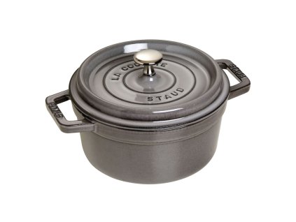 Staub Cocotte okrúhly hrniec 22 cm/2,6 l sivý, 1102218