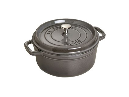 Staub Cocotte hrniec okrúhly 18 cm/1,7 l sivý, 1101818