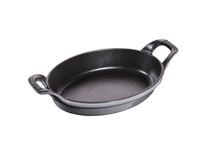 Staub liatinový oválny pekáč 21 cm/0,7 l, sivý, 40509-559