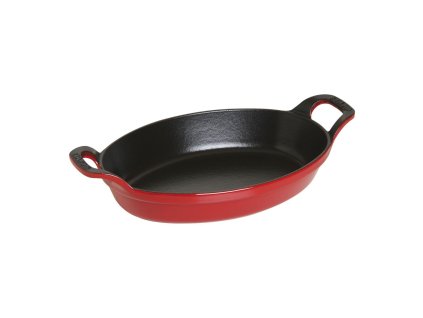 Staub liatinový oválny pekáč 24 cm/1 l, čerešňa, 40509-897