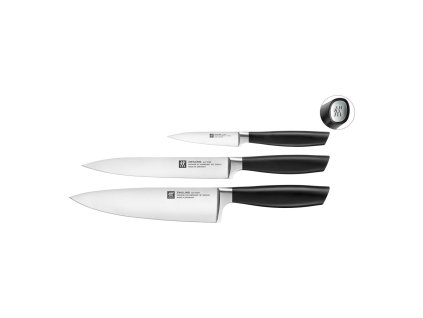 Súprava 3 nožov Zwilling All Star, kuchársky nôž 20 cm, nôž na krájanie 20 cm a nôž na špíz 10 cm, 33780-003