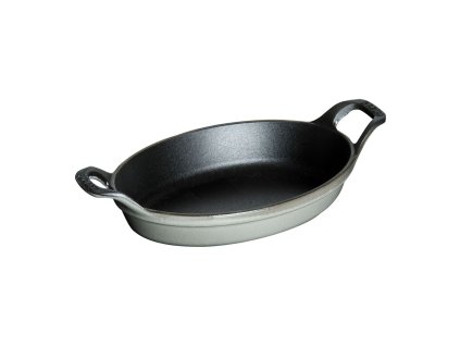 Staub Mini liatinový pekáč oválny 15 cm, sivý, 40509-545