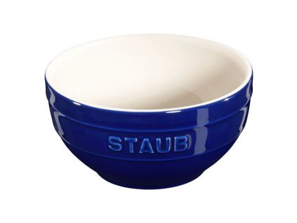 Keramická okrúhla miska Staub 14 cm/0,7 l tmavomodrá, 40511-813