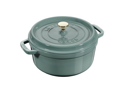 Staub Cocotte hrniec okrúhly 20 cm/2,2 l eukalyptus, 11020121