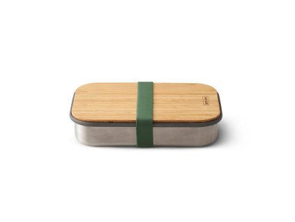 Box na občerstvenie Black+Blum s bambusovým vekom 0,9 l, olivový, BAM-SB010