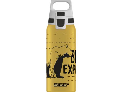 Sigg WMB One detská fľaša na pitie 600 ml, statočný medveď, 9002.20