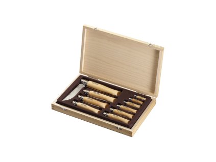 Kolekcia nožov Opinel Inox v darčekovom balení, 10 ks, 001311