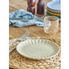Bloomingville Latina kameninový tanier 20 cm, krémový, 82061368