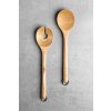 Súprava drevenej lyžice a vidličky na šalát KitchenAid, KQR713OHE