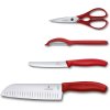 Kuchynská súprava Victorinox Swiss Classic 4 ks, červená, 6.7131.4G