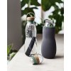Sklenená fľaša na vodu Black+Blum s prírodným filtrom 650 ml, olivová, EGO-EGG010