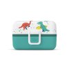 Monbento Tresor detský box na desiatu 0,8 l, modrý dino, 17014120