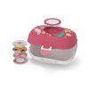 Monbento Gram detský box na desiatu 0,6 l, ružoví vtáci, 16014121