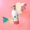 Monbento Cooly detská fľaša na pitie 350 ml, ružoví vtáci, 47274121