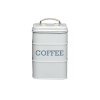 KitchenCraft Living Nostalgia box na uskladnenie kávy 1,3 l, sivý, LNCOFFEEGRY
