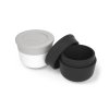Súprava nádob na omáčku Monbento Temple S, sivý kotón a čierny ónyx, 20010002