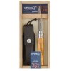 Darčekové balenie noža Opinel Olive Wood N°08 s puzdrom, 001004
