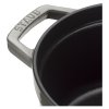 Staub Cocotte hrniec okrúhly, grafitovo sivý, 26 cm