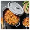 STAUB Oválny hrniec, 33 cm/6,5 l, grafitovo sivý